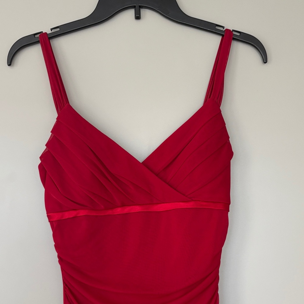 Ruby Rox Vibrant Red High Low Dress - Picture 2 of 3